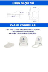 TOTTOLET  Elektrikli-Ledsörlü® Otomatik Hijyenik Klozet Kapak Sistemi Ve Rulo Paketi 15 Adet Rulo
