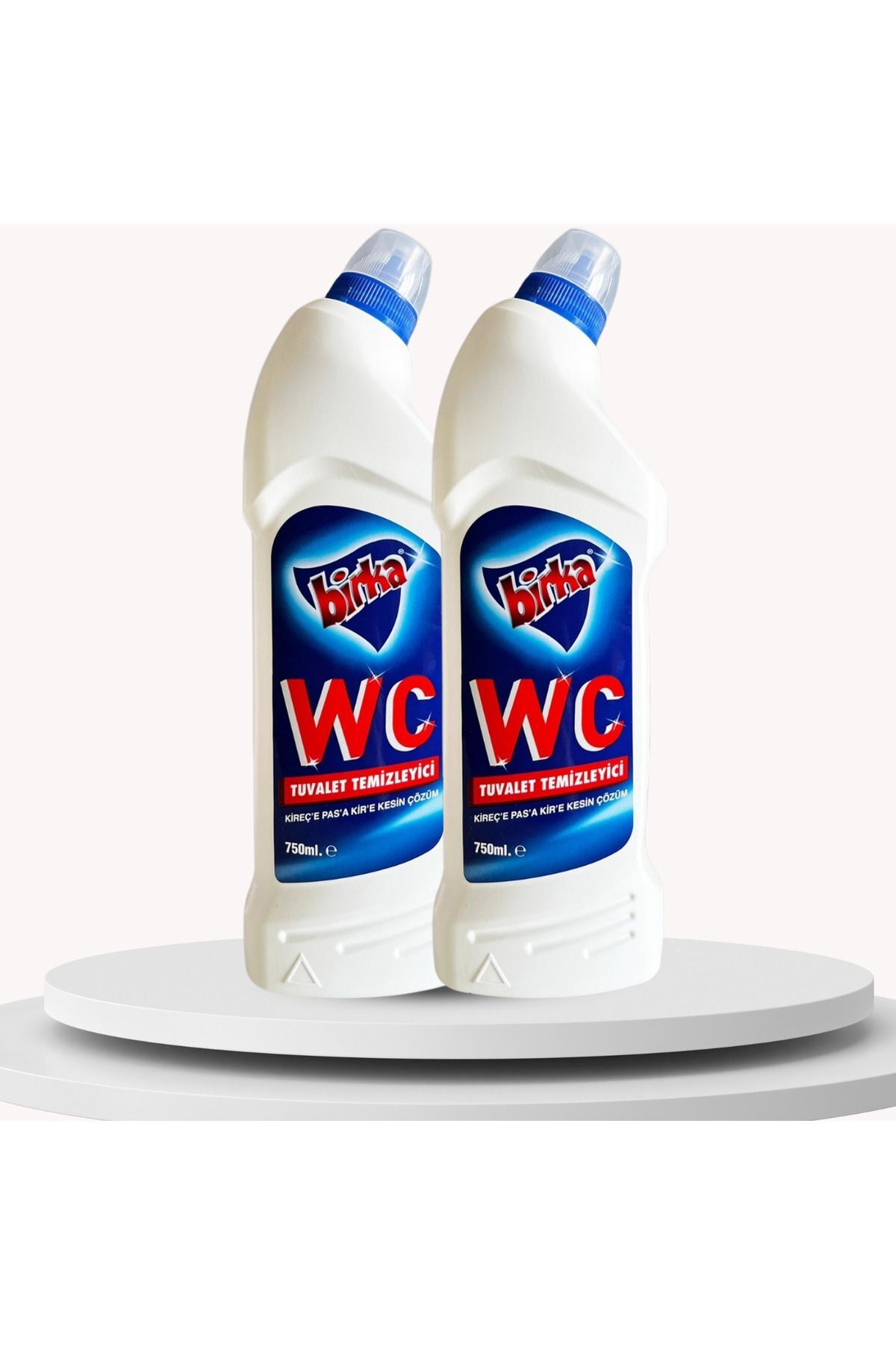 Birka WC Tuvalet ve Pisuvar Temizleyici 2 Adet x 750 ml - Güçlü Pas ve Kireç Çözücü