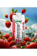 Çilekli Protein Süt 500 ml X 12 Adet