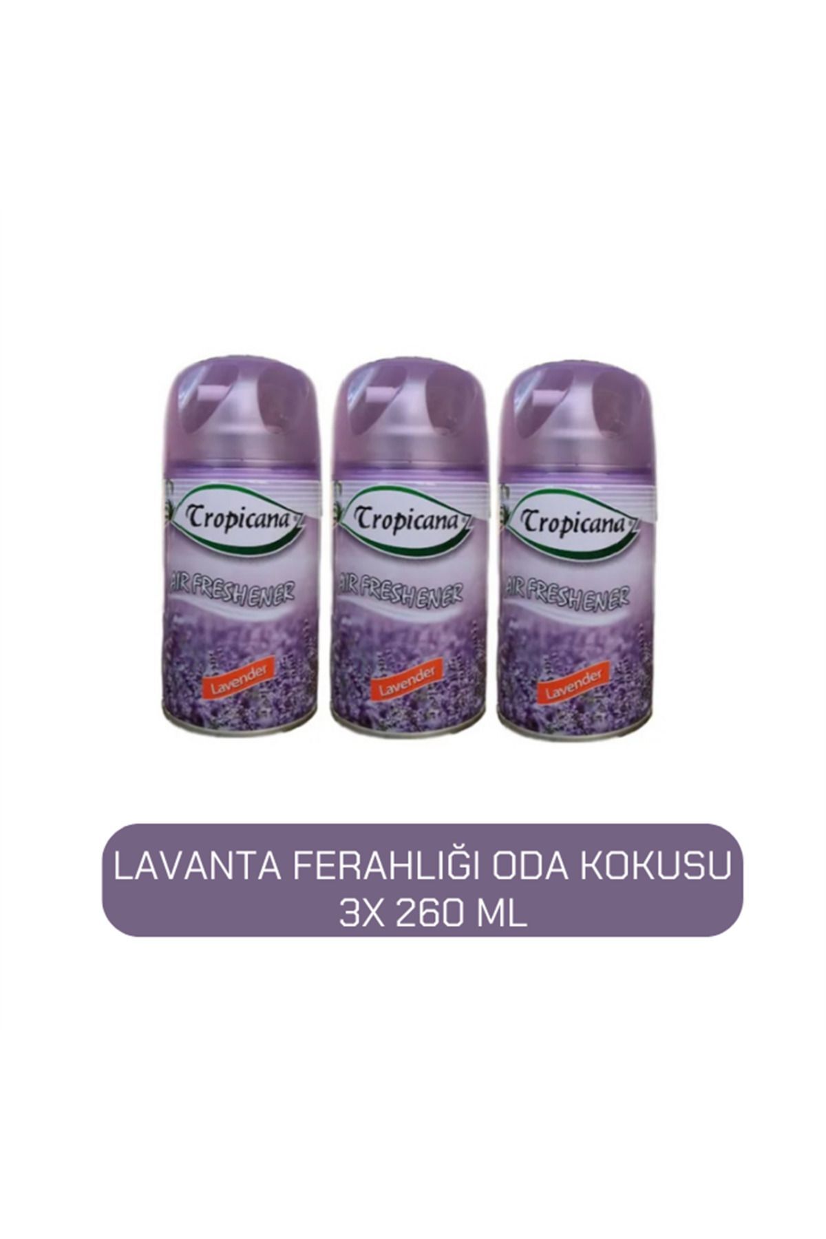 Air Freshener Oda Koku Lavander Lavanta Parfüm Sprey 3Adetx260 ml