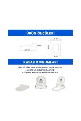 Elektrikli-Ledsörlü® Otomatik Hijyenik Klozet Kapak Sistemi Ve Rulo Paketi 15 Adet Rulo