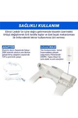 Elektrikli-Ledsörlü® Otomatik Hijyenik Klozet Kapak Sistemi Ve Rulo Paketi 15 Adet Rulo