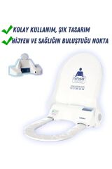 Elektrikli-Ledsörlü® Otomatik Hijyenik Klozet Kapak Sistemi Ve Rulo Paketi 15 Adet Rulo