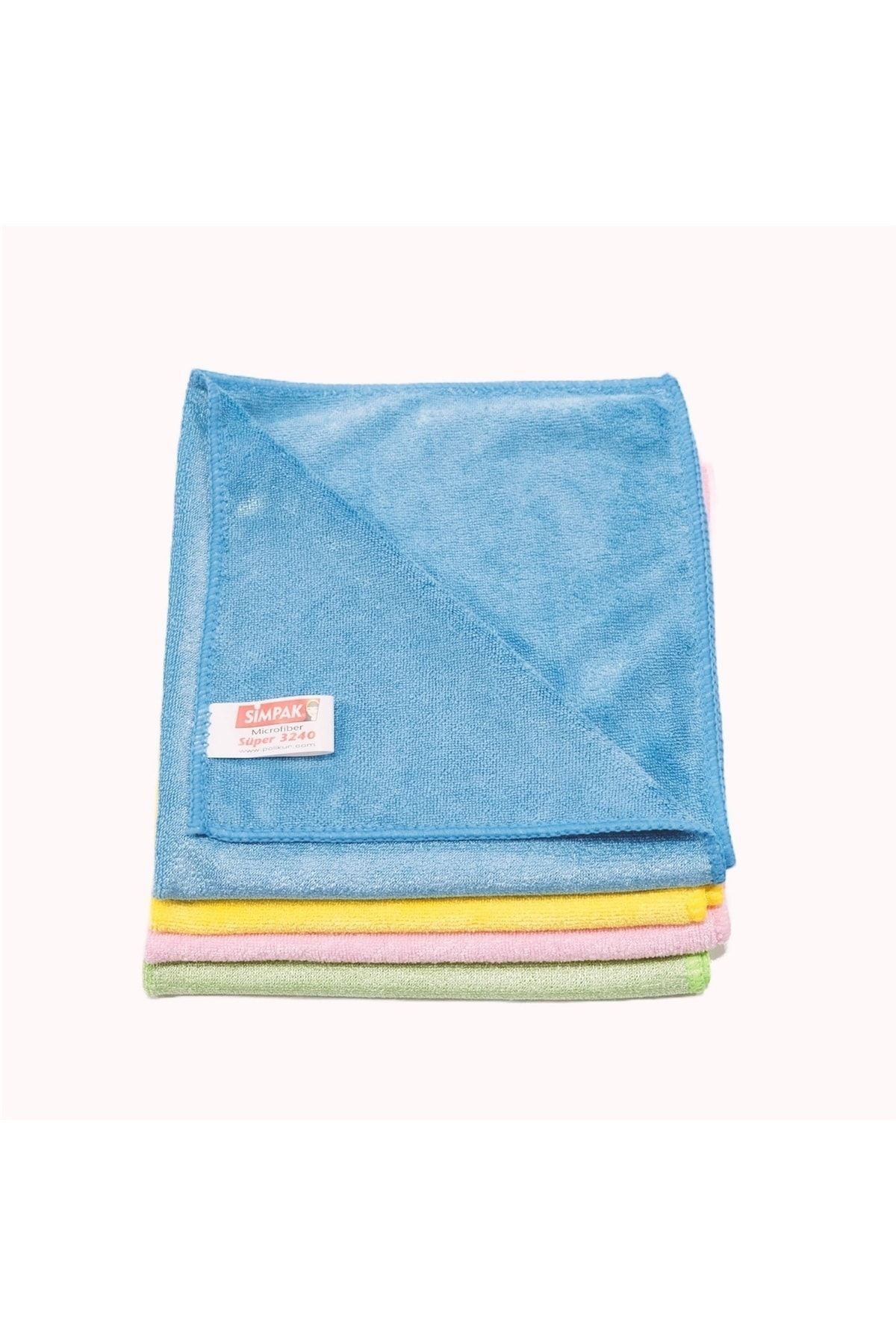 Süper Mikrofiber Genel Temizlik Bezi Sarı 4 Adet