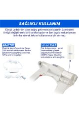 ® Elektrikli-ledsörlü® Otomatik Hijyenik Klozet Kapak Sistemi Ve Rulo Paketi 15 Adet Rulo