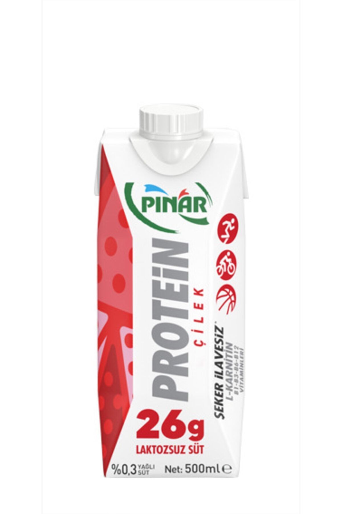 Protein Süt Çilek 12 x 500 ml