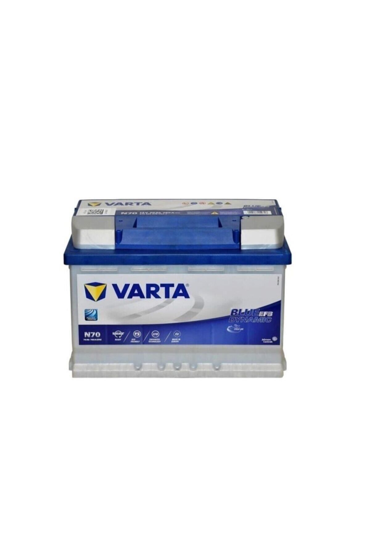 Akü 12v 70ah Start-stop Efb 760 Cca Blue Dynamic N70